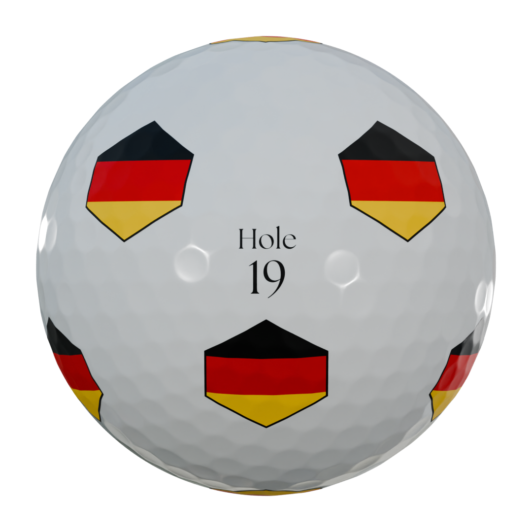 x3 Golf Balls Hole19 - Model *Germany*